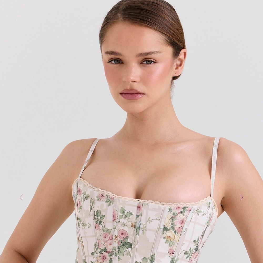 House of CB Floral Print Corset Bra